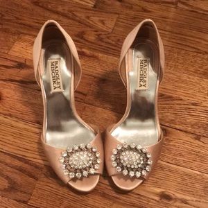 Badgley Mischka Blush Pink Heels